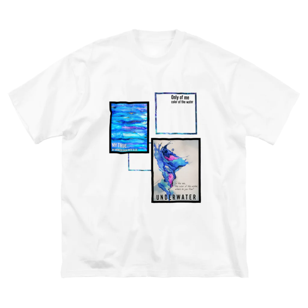 *BLu-e:GarDen*のUNDERWater ビッグシルエットTシャツ