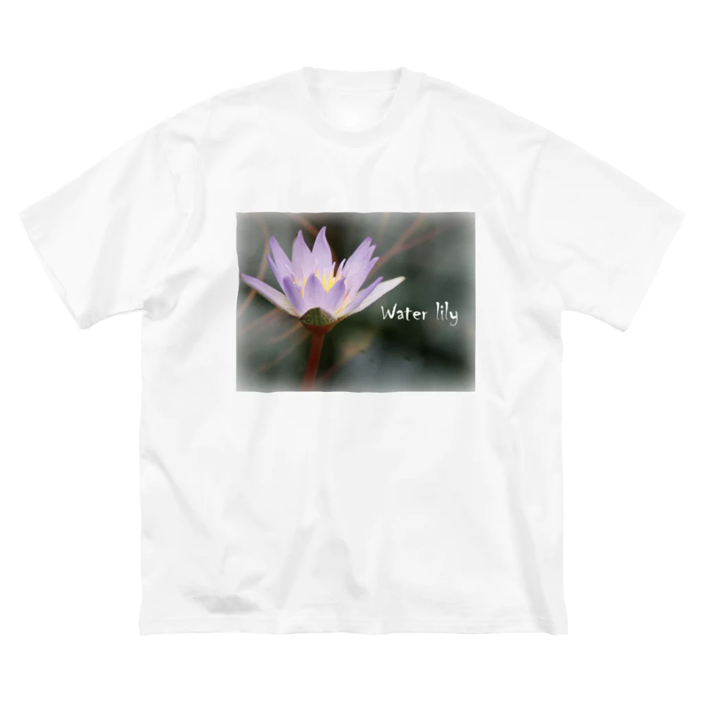 K＿Moonのwater lily ビッグシルエットTシャツ