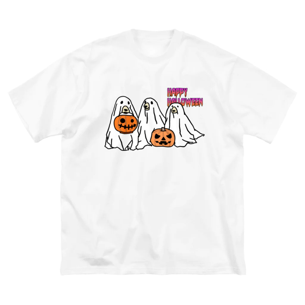 シロクマ商店のBoo! ビッグシルエットTシャツ