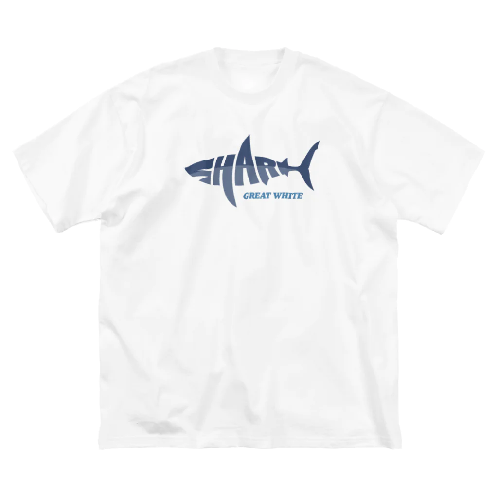 kg_shopのSHARK -Logo Style- ビッグシルエットTシャツ