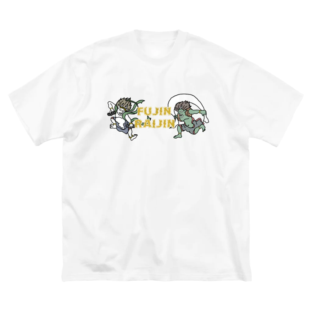 シロクマ商店の風神雷神 Big T-Shirt