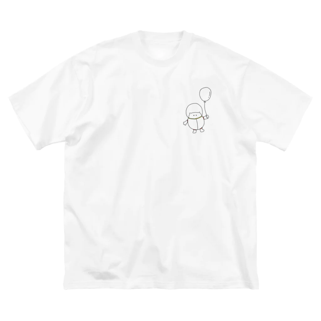 夢見る猫ののらまる ビッグシルエットTシャツ