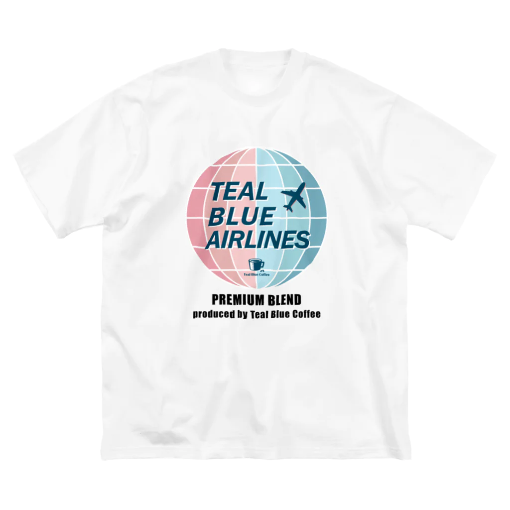 Teal Blue CoffeeのTEAL BLUE AIRLINES ビッグシルエットTシャツ