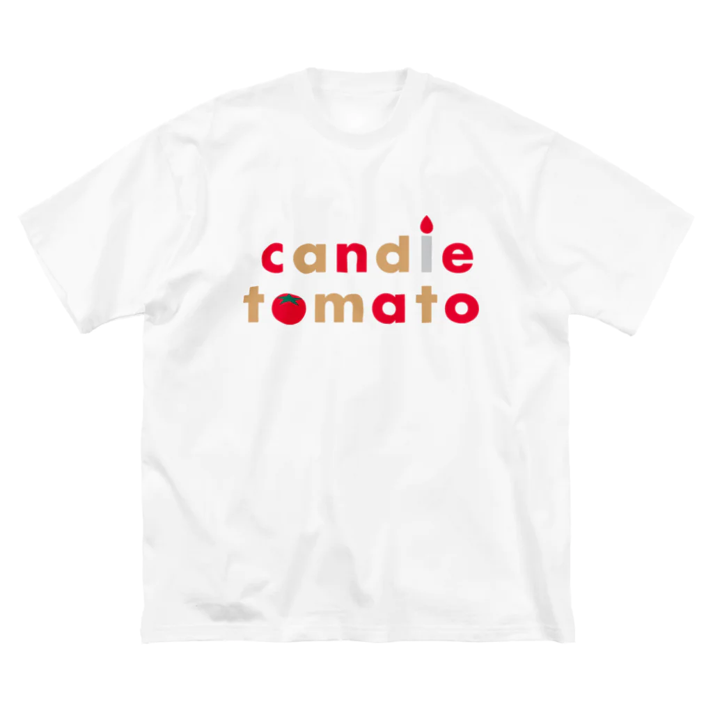 candle_tomatoのcandle tomato ビッグシルエットTシャツ