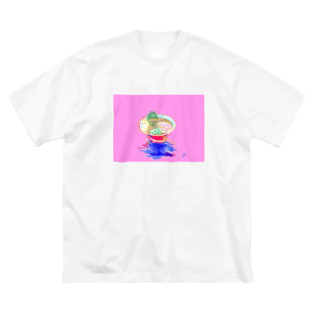 kashikuのネオンラーメンピンク Big T-Shirt