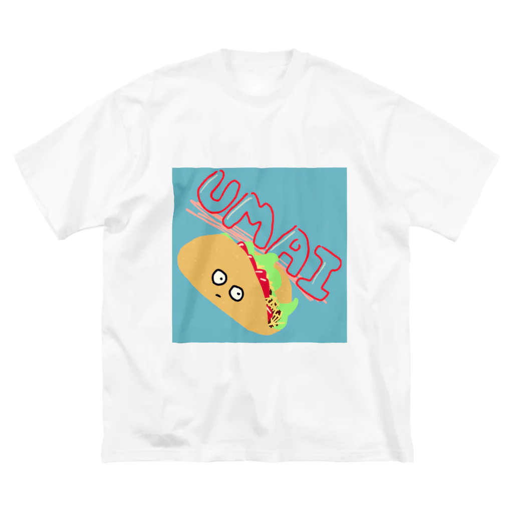 初鰹のうますぎタコ助くん ビッグシルエットTシャツ