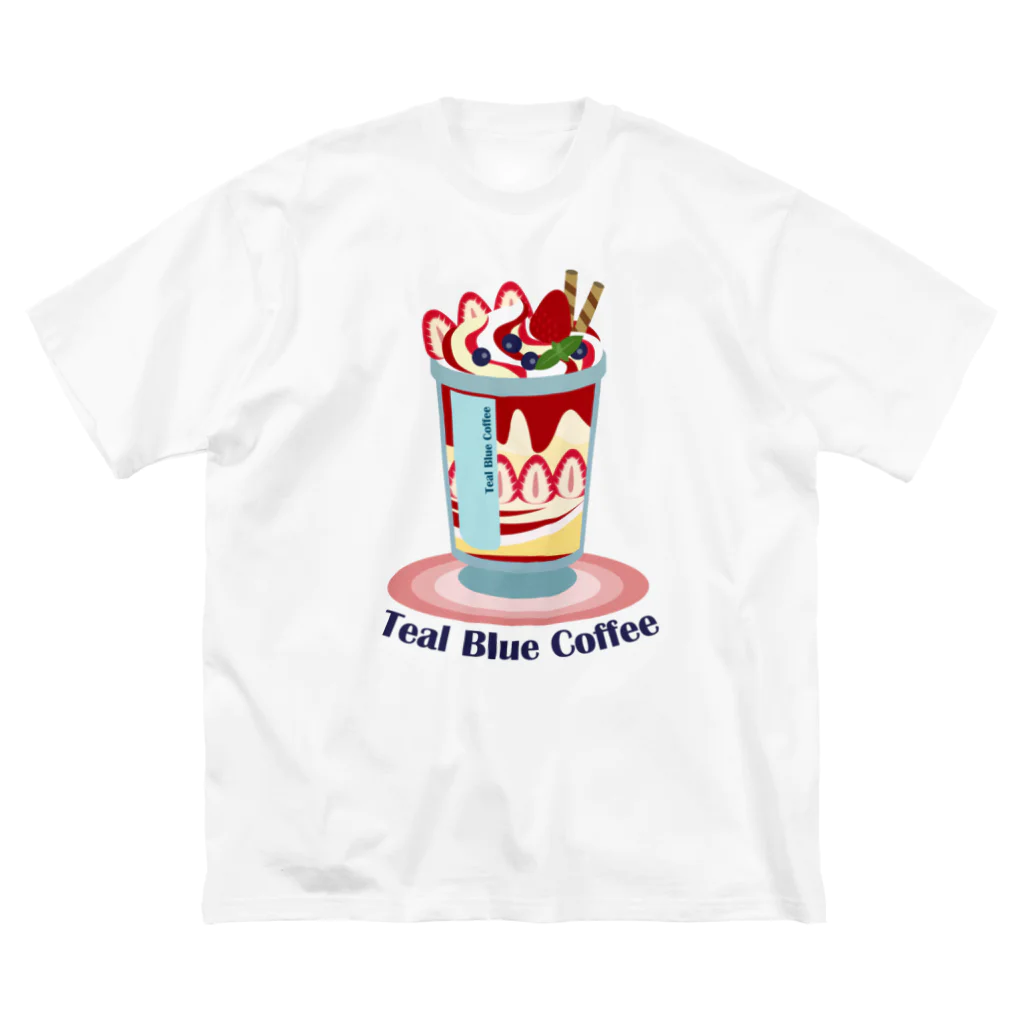 Teal Blue CoffeeのSpecial strawberry ビッグシルエットTシャツ