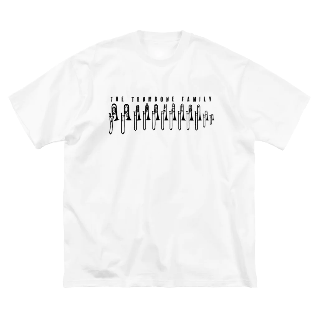 otoshimono-music shopのTHE TROMBONE FAMILY ビッグシルエットTシャツ