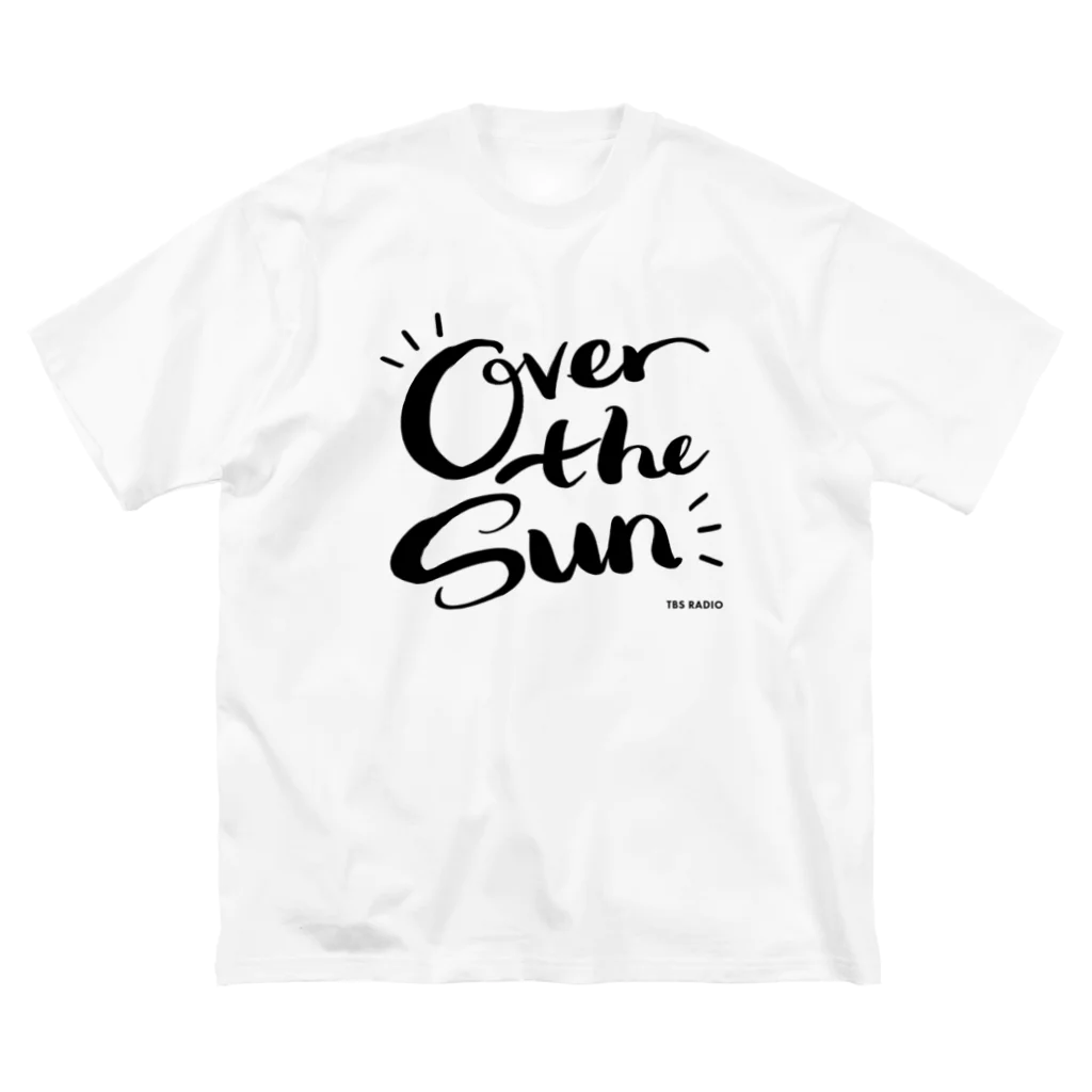 TBSラジオ『ジェーン・スーと堀井美香の「OVER THE SUN」』グッズのOVER THE SUN_Tシャツ(白) Big T-Shirt