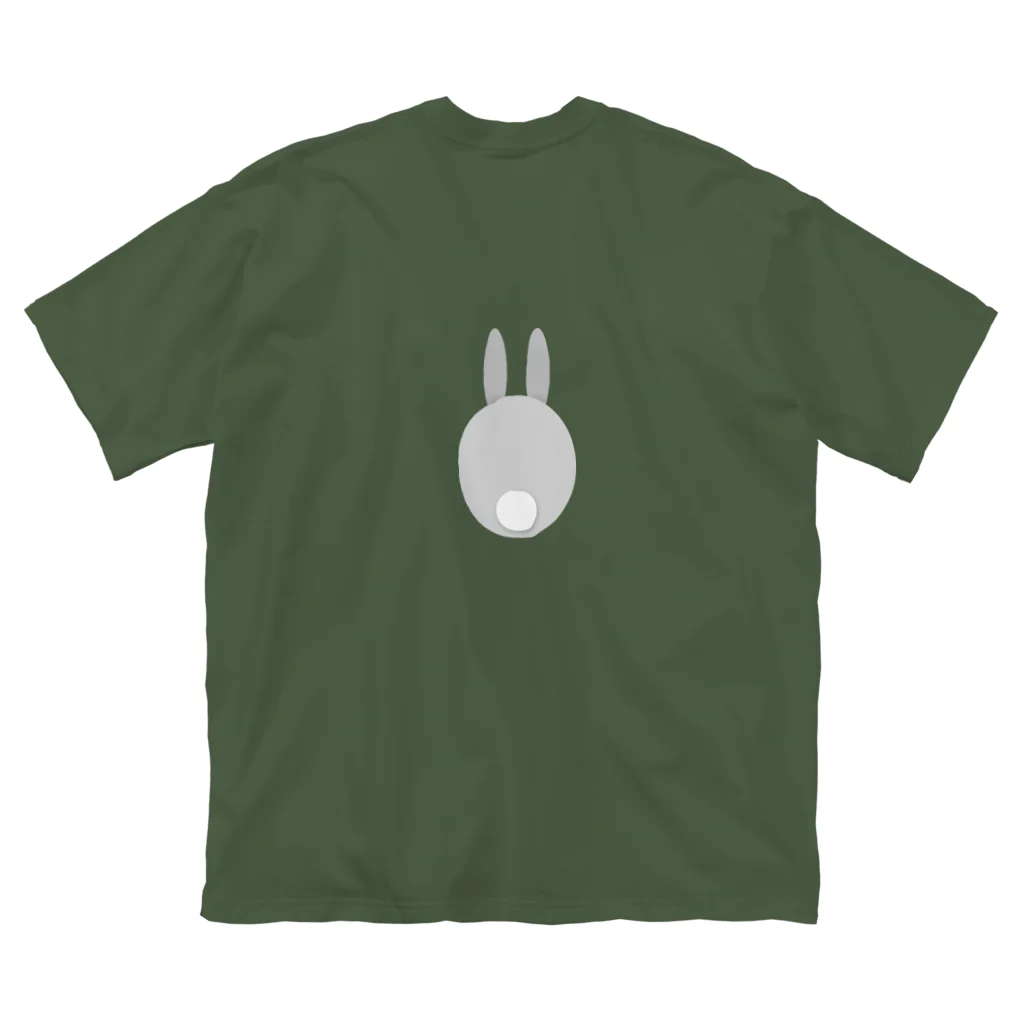 rabbiのうざぎのテール - rabbit tail ビッグシルエットTシャツ