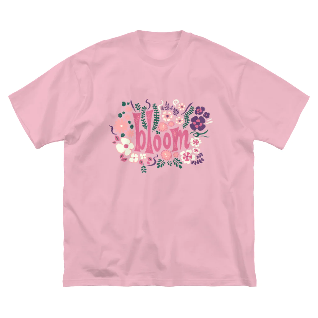 IZANAMI by Akane Yabushitaの🌸 満開の花束（ピンク） ビッグシルエットTシャツ