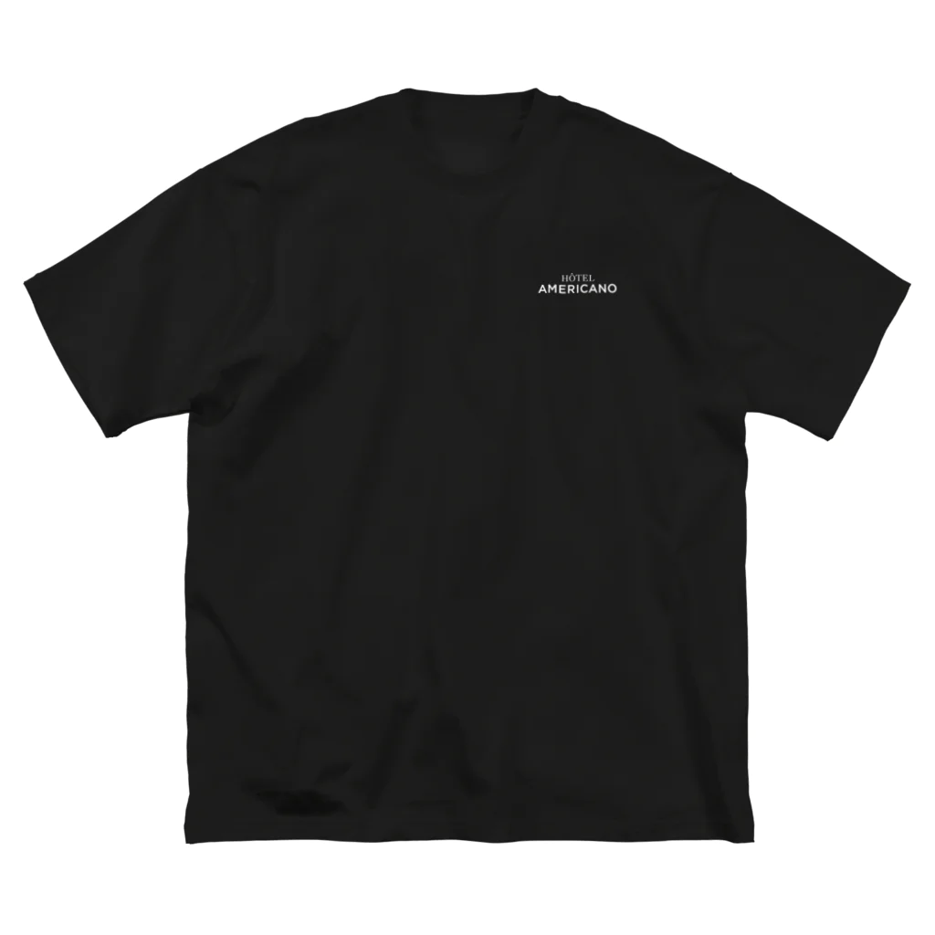 MSK STUDIOのHOTEL AMERICANO / White ビッグシルエットTシャツ