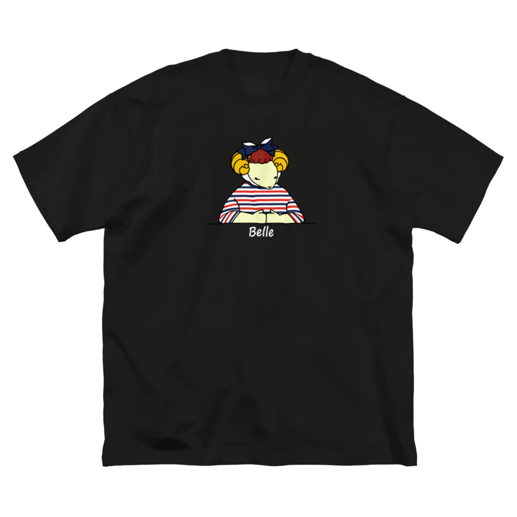 BonBonのトリコロールベル ビッグシルエットTシャツ