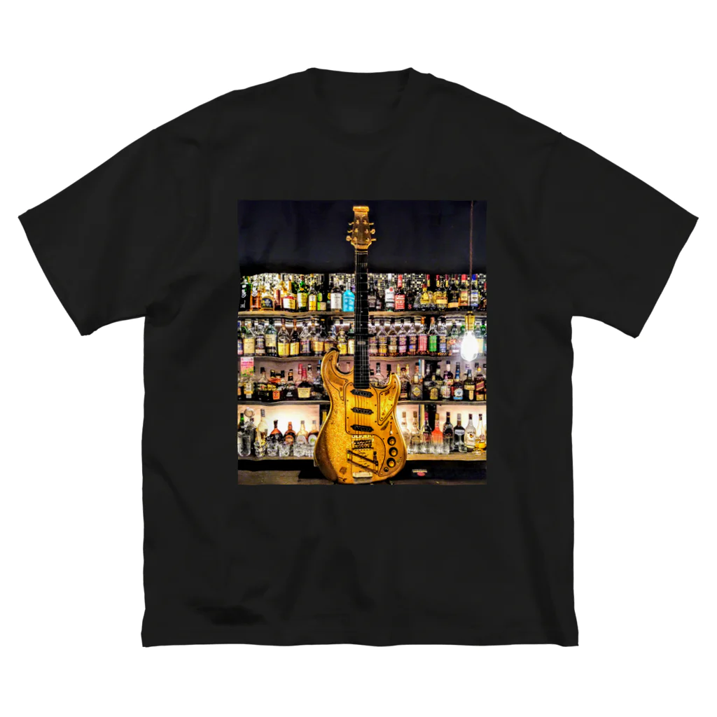 Rock★Star Guitar School 公式GoodsのGuitar & Alcohol ビッグシルエットTシャツ