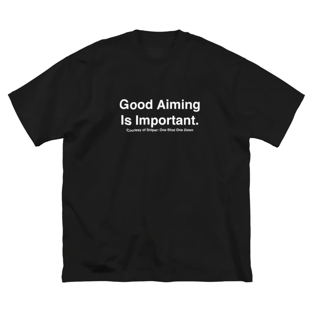 GG商店のGood Aiming Is Important. ビッグシルエットTシャツ