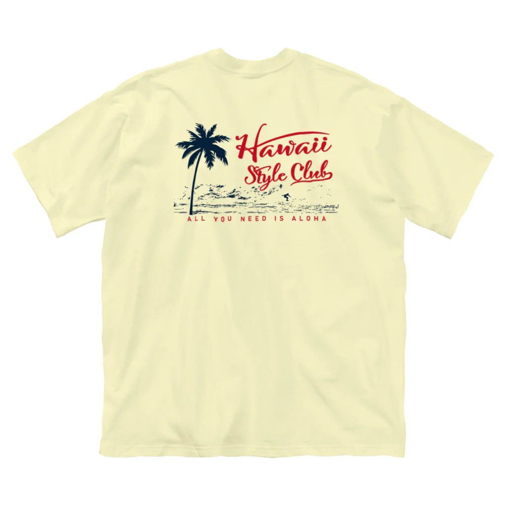ハワイスタイルクラブの〔Back Print〕 Vintage Style ビッグシルエットTシャツ