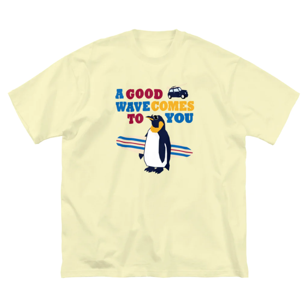 キッズモード某のペンギンサーファー Big T-Shirt