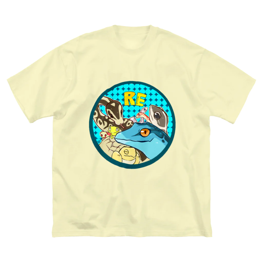 SWの爬虫類いろいろ ビッグシルエットTシャツ