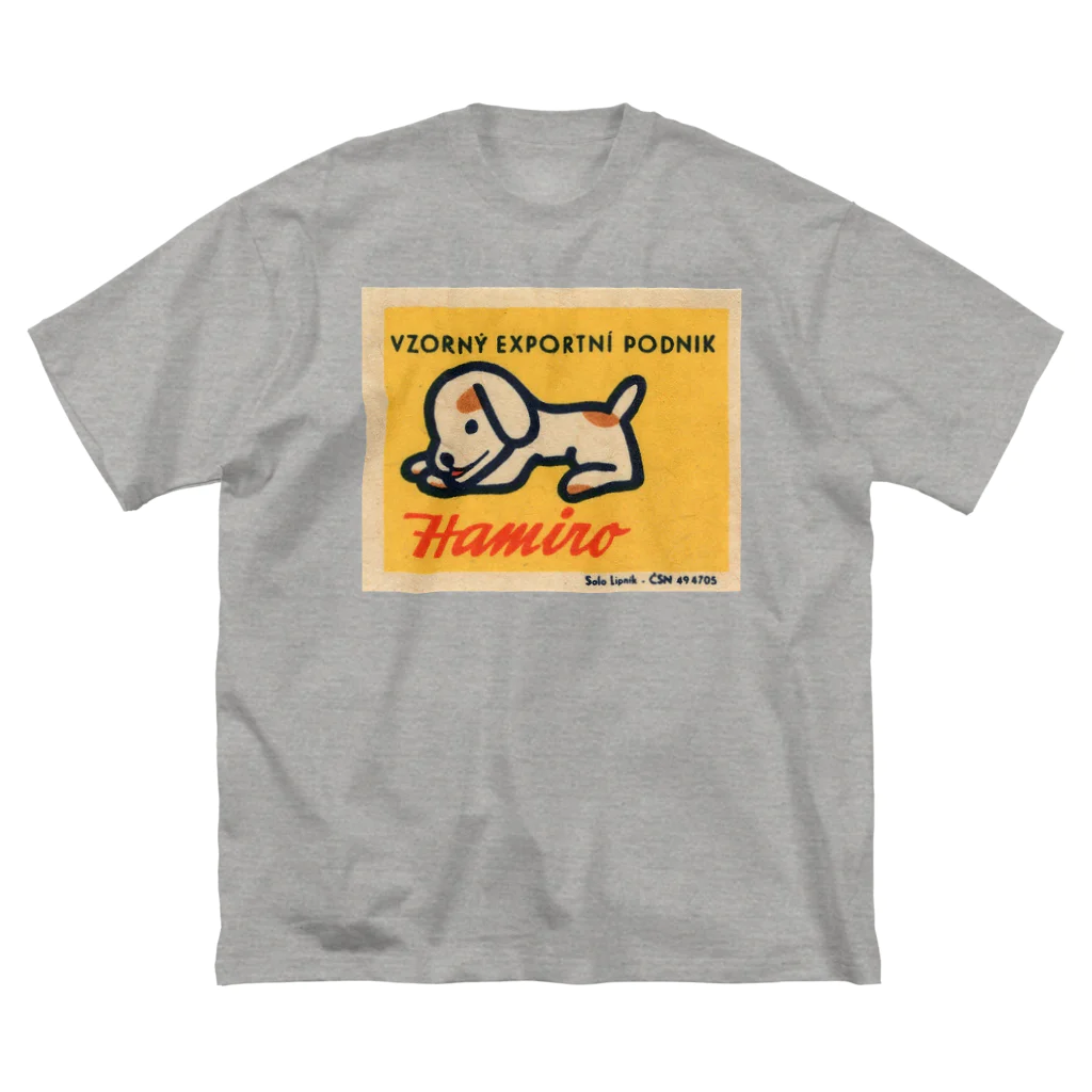 YS VINTAGE WORKSのチェコ　子犬 Big T-Shirt