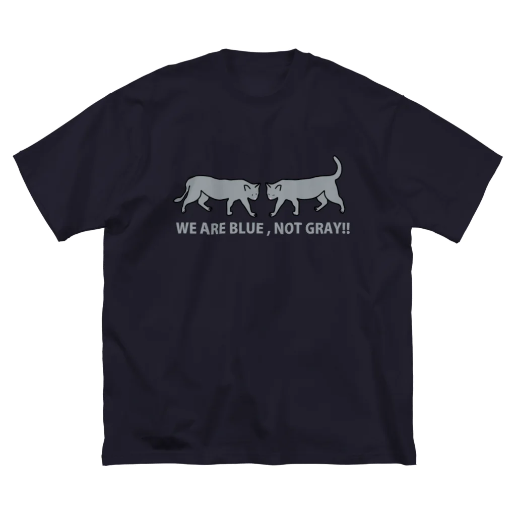 8wariのWE ARE BLUE, NOT GRAY!! Big T-Shirt