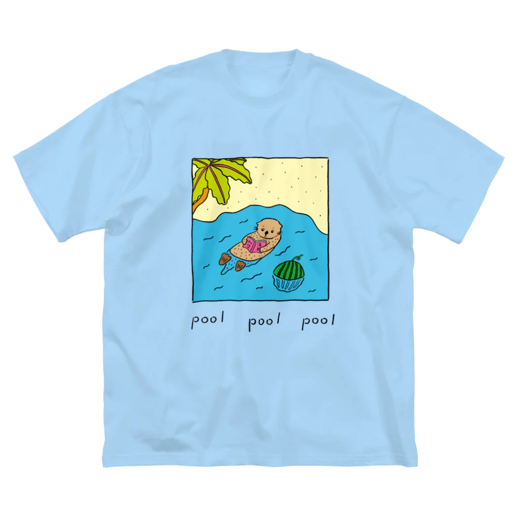 Futakawa Mayuのグッズショップのpool ラッコ ビッグシルエットTシャツ