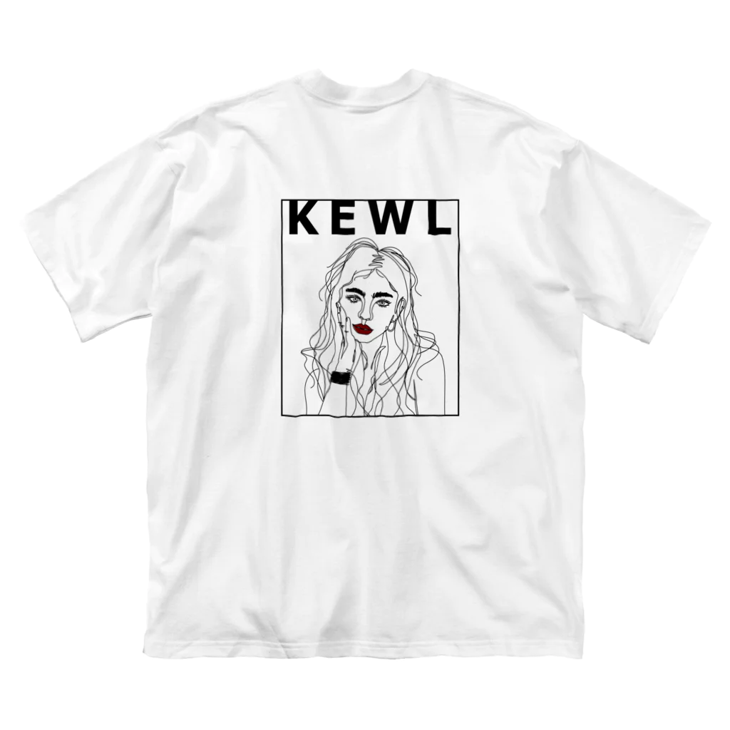 Ugly DucklingのKEWL![バックプリント] ビッグシルエットTシャツ