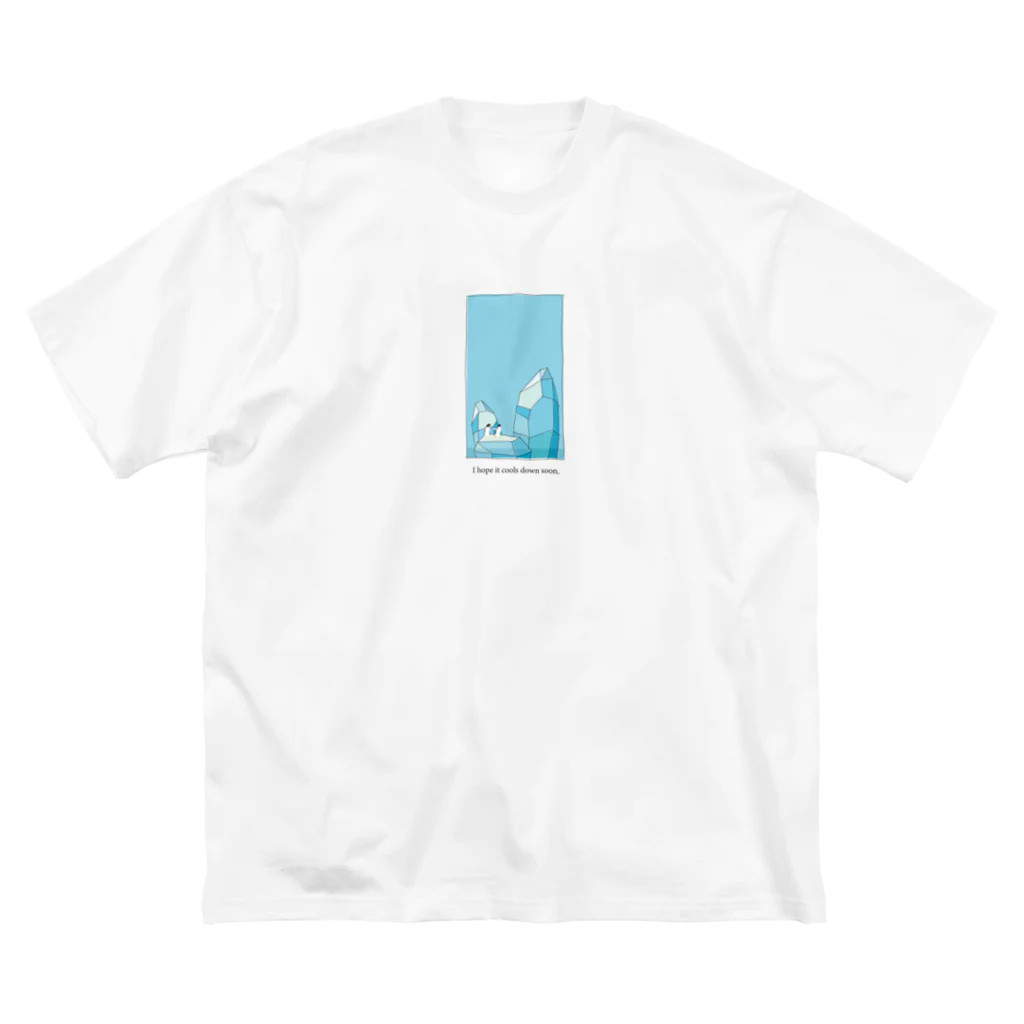 WaterMusicのIce & Penguins [B] Big T-Shirt