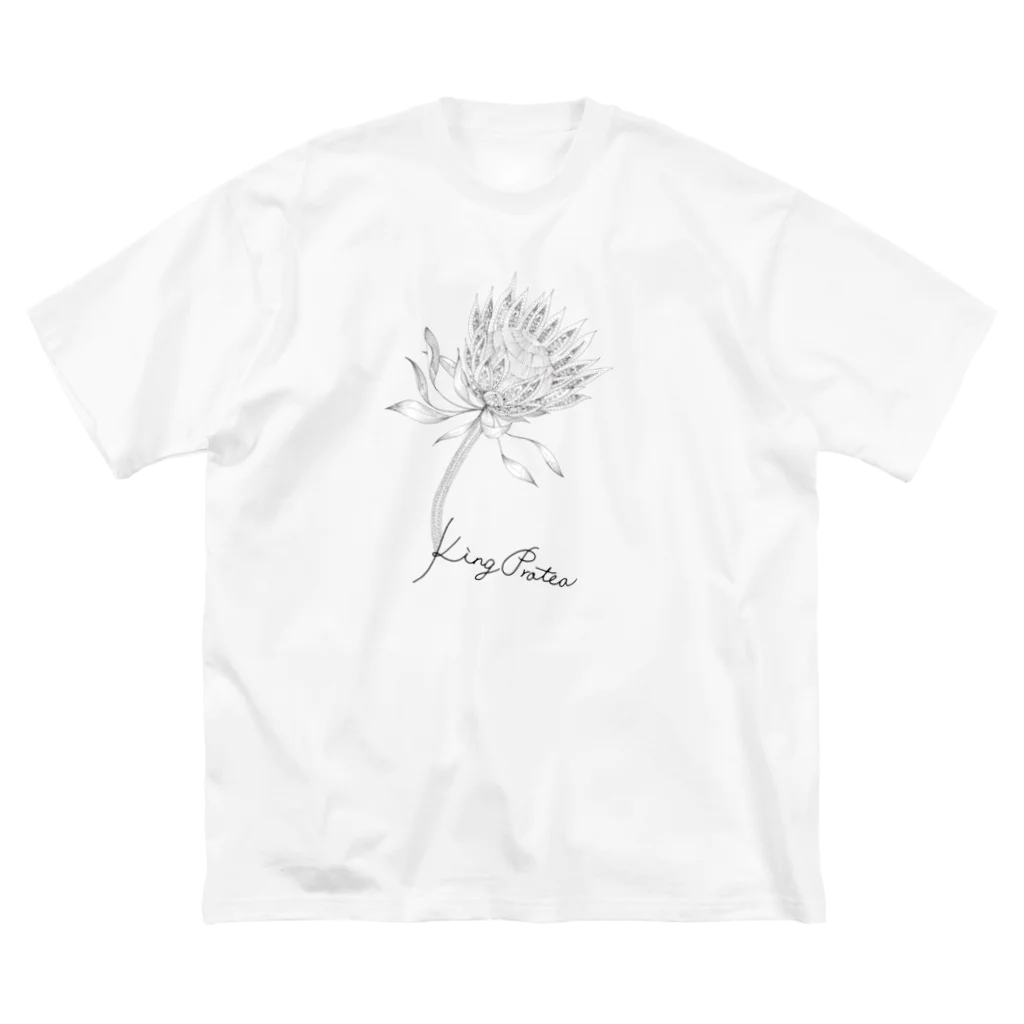 mayapatternの花 ビッグシルエットTシャツ