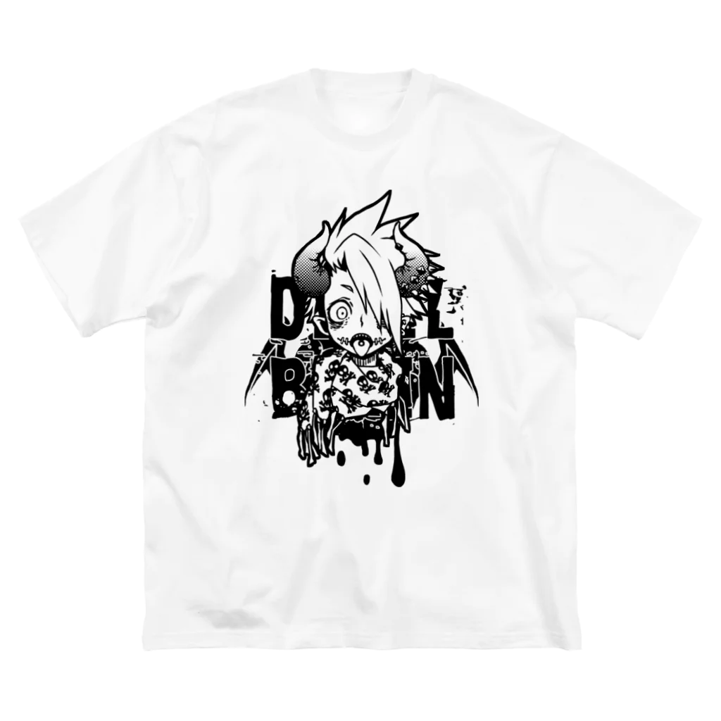 デヴィルブレイン通販部SUZURI店のDEVILBRAIN ビッグシルエットTシャツ