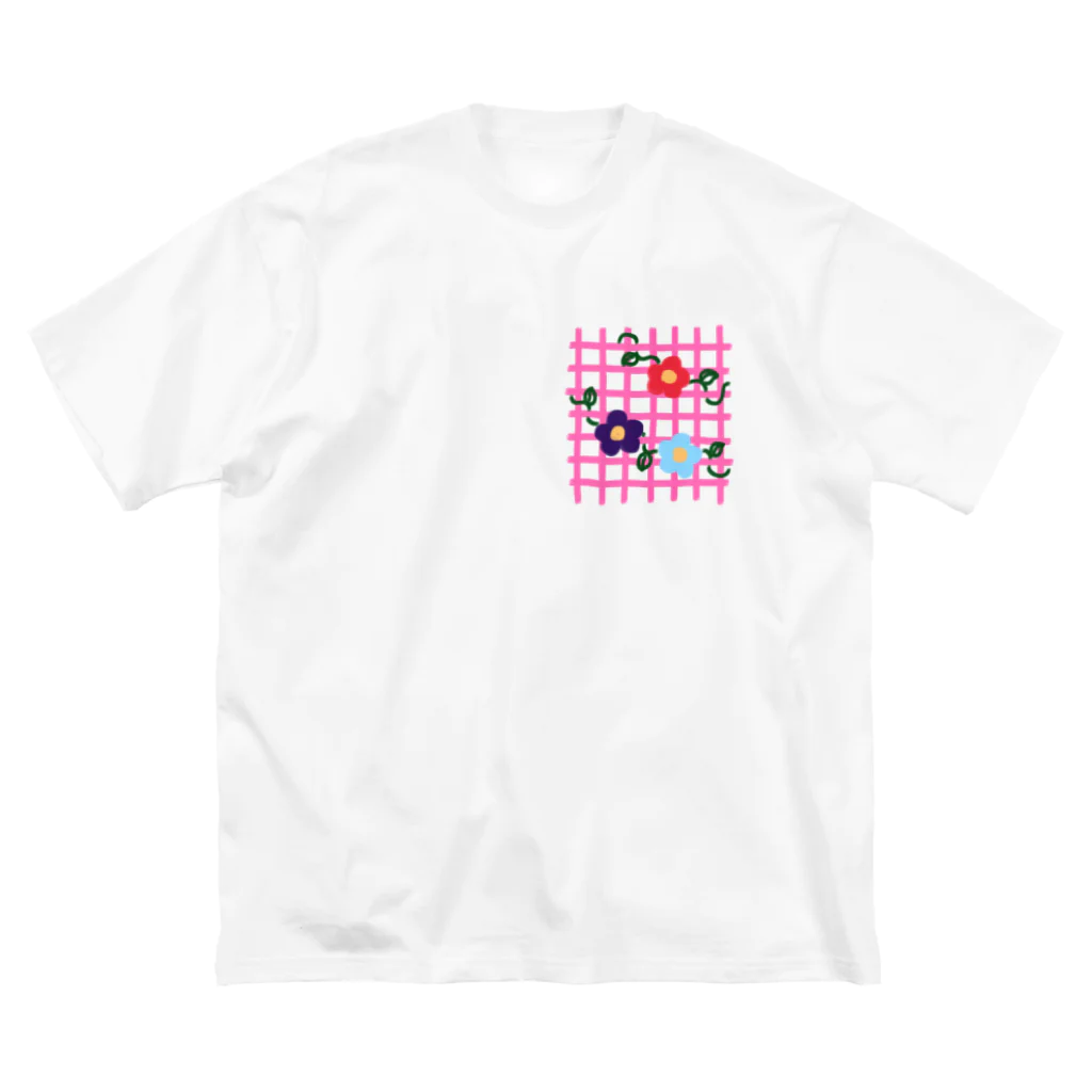 k e k o 🌷のfancy gardening ビッグシルエットTシャツ