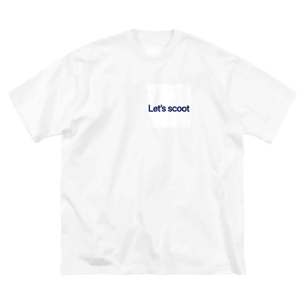 gooscooterのLet’s scoot ビッグシルエットTシャツ