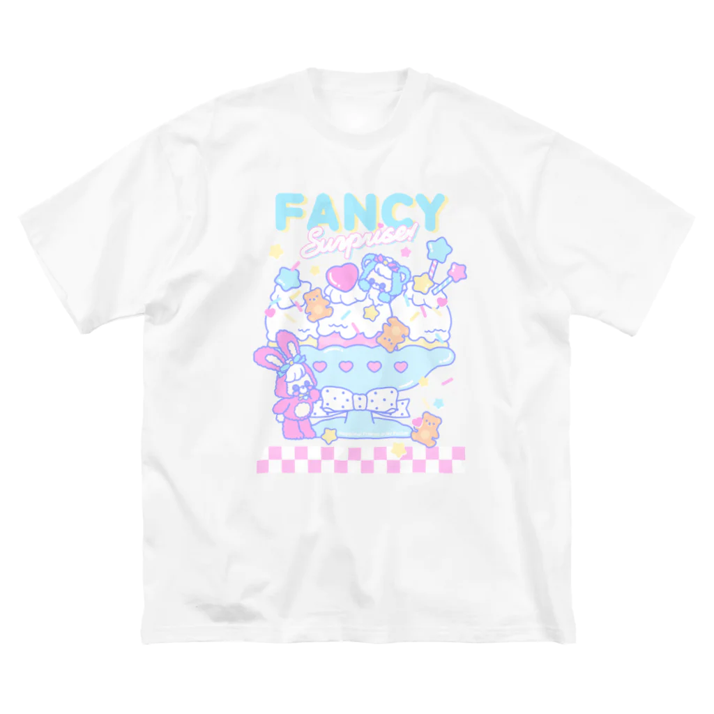 Fancy Surprise!の🌈Reprint🌈 Happimal Cream Sundae BIG TEE Big T-Shirt