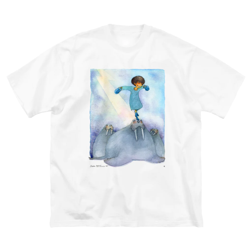 designfolioの大村せつAlaska_02 ビッグシルエットTシャツ