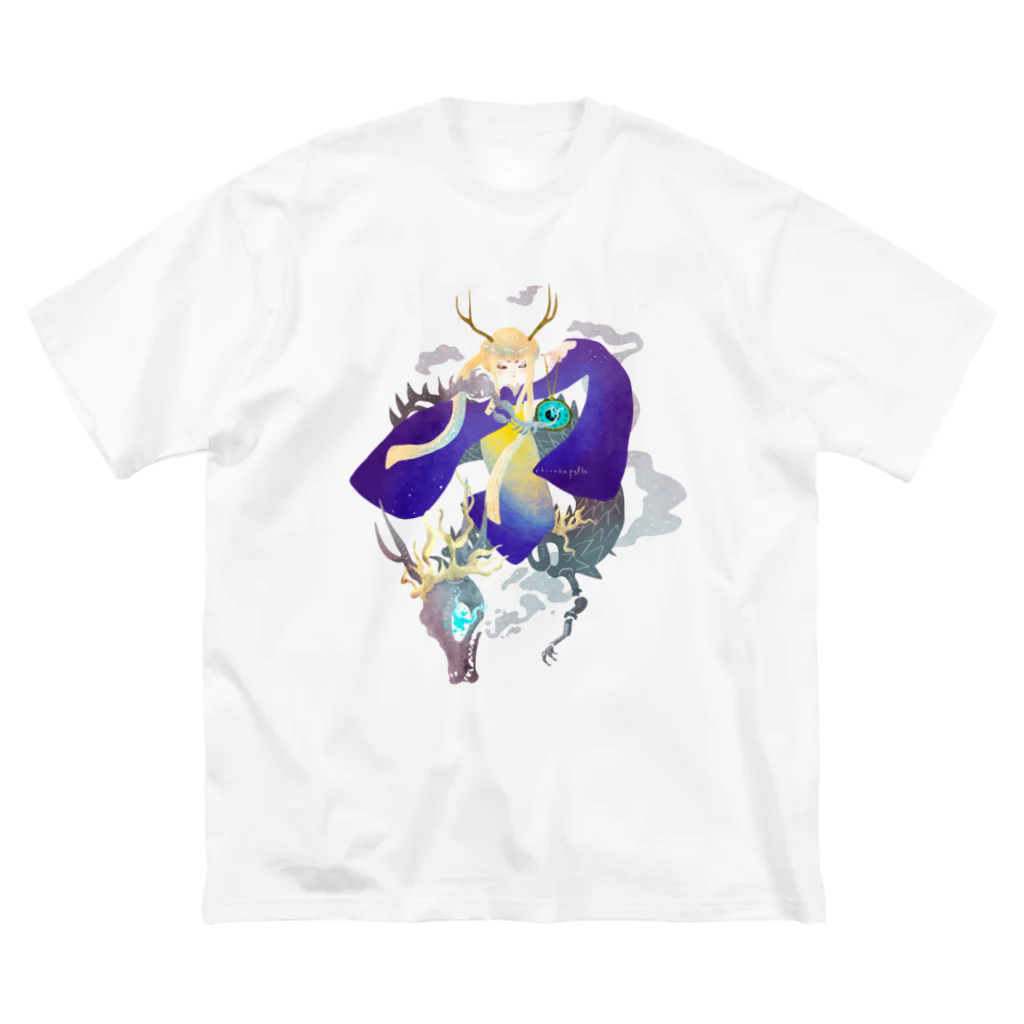 chirukapolkaの黄泉の魔法 ビッグシルエットTシャツ