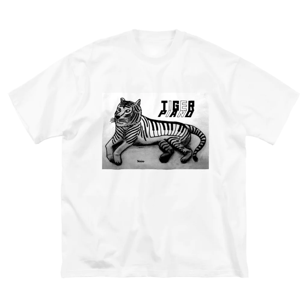 39Sの寅ピアノ ビッグシルエットTシャツ