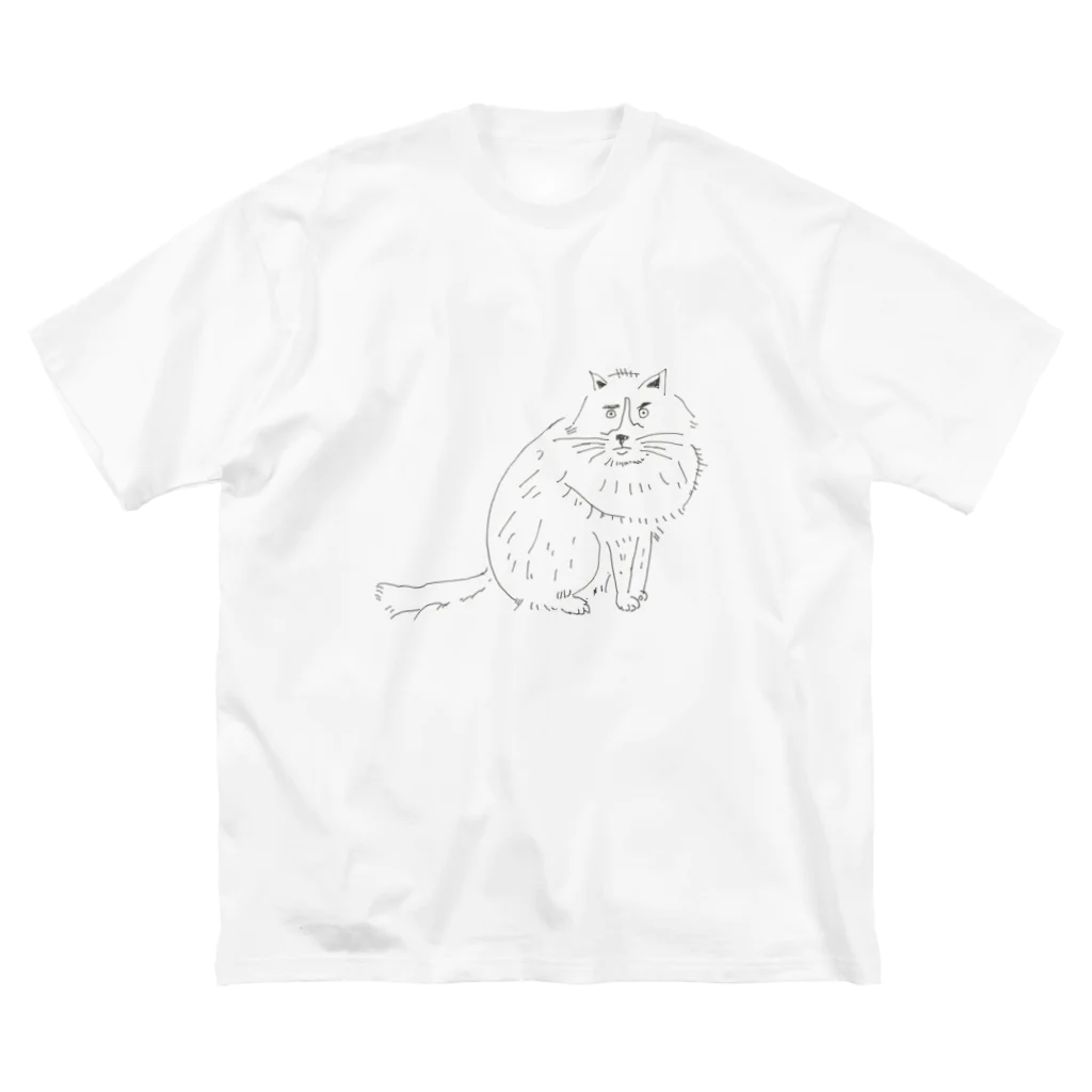 まちこのバジルTシャツ ビッグシルエットTシャツ