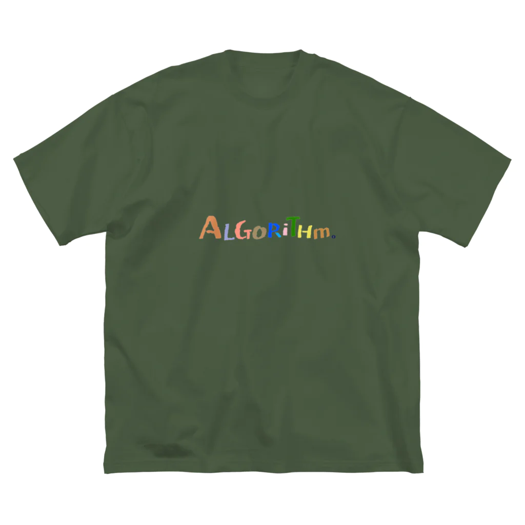 🍎デグーと服と雑貨屋さん🍏の❒❑ ALGoRiTHｍ.❒❑　アルゴリズム　algorithm ビッグシルエットTシャツ