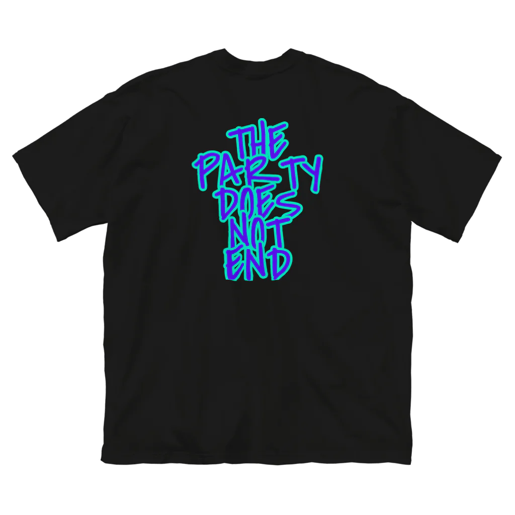 THE PARTY DOES NOT ENDのSTREET LOGO ビッグシルエットTシャツ