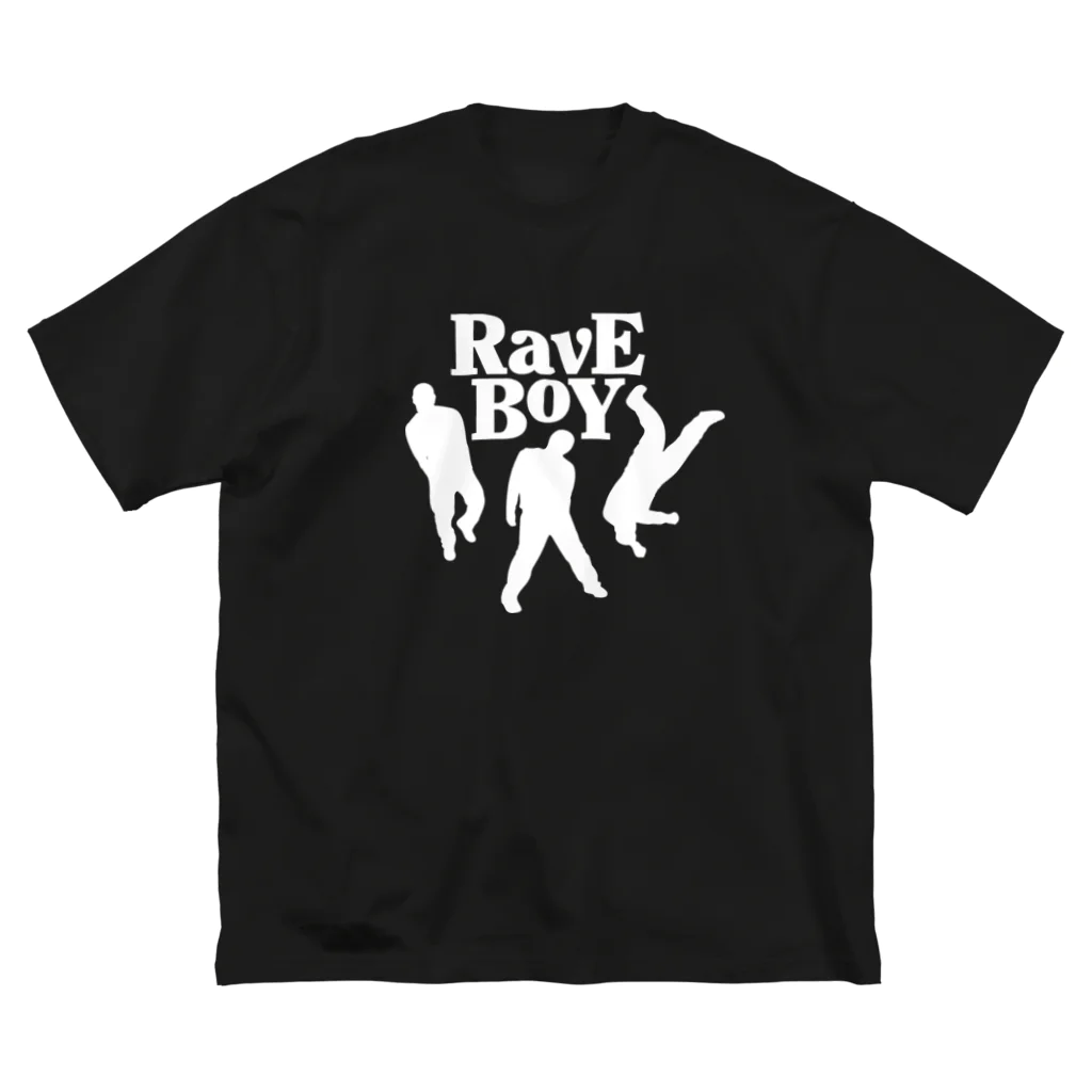 Mohican GraphicsのRave Boy Records ビッグシルエットTシャツ