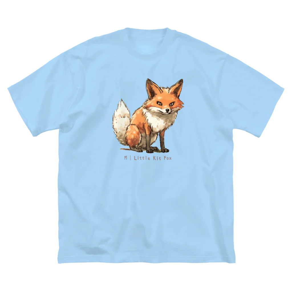 みゆみん@YouTuber ／M|Little Kit Foxの初代 狐兵衛 (獣人化前) Tシャツ Big T-Shirt
