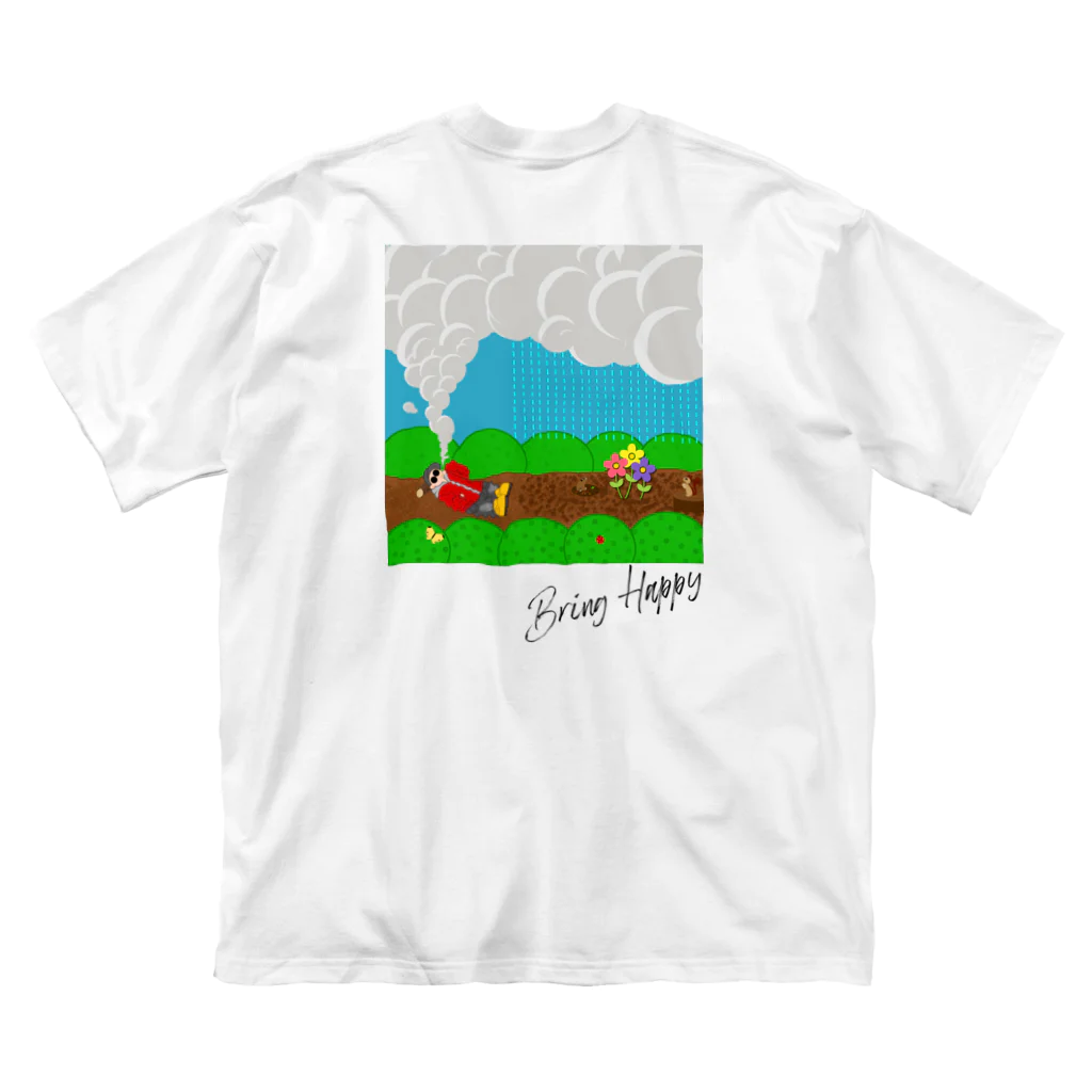 Juvenile_Wish_ClothesのBRING HAPPY ビッグシルエットTシャツ