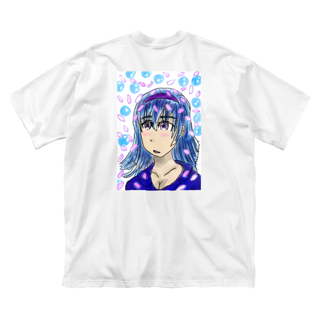 AkironBoy's_Shopの淡い少女 ビッグシルエットTシャツ