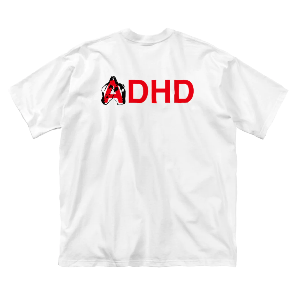 9ozのADHD T-shirt 2 ビッグシルエットTシャツ