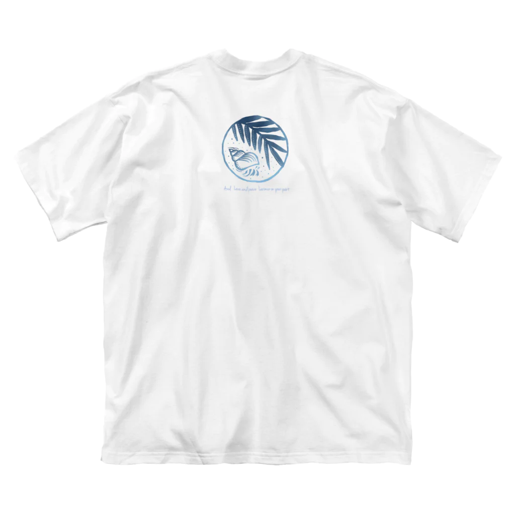 Azul オリジナルアイテムのオリジナル丸ロゴBL Big T-Shirt