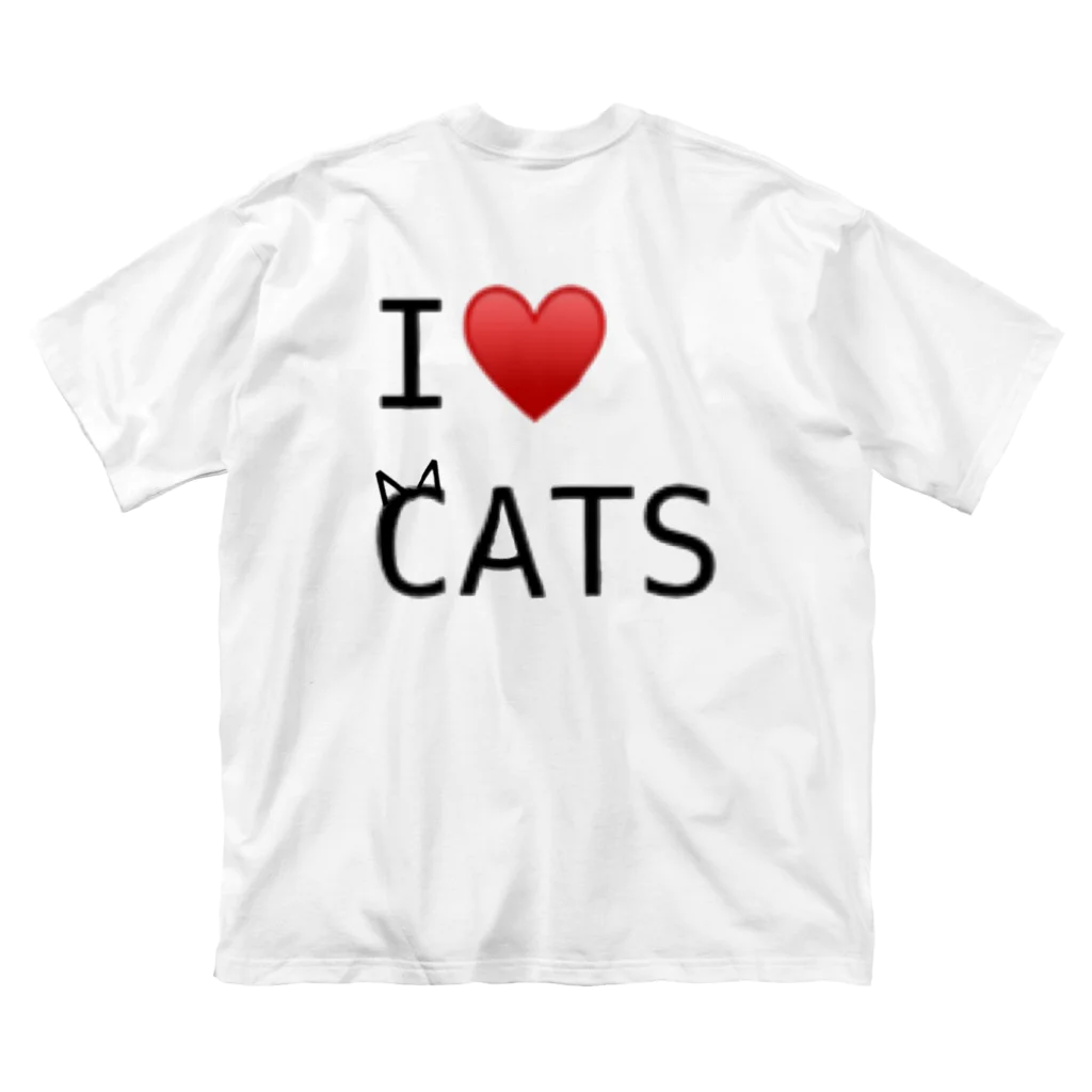 猫昆布のテキトーな猫による猫好きのための ビッグシルエットTシャツ