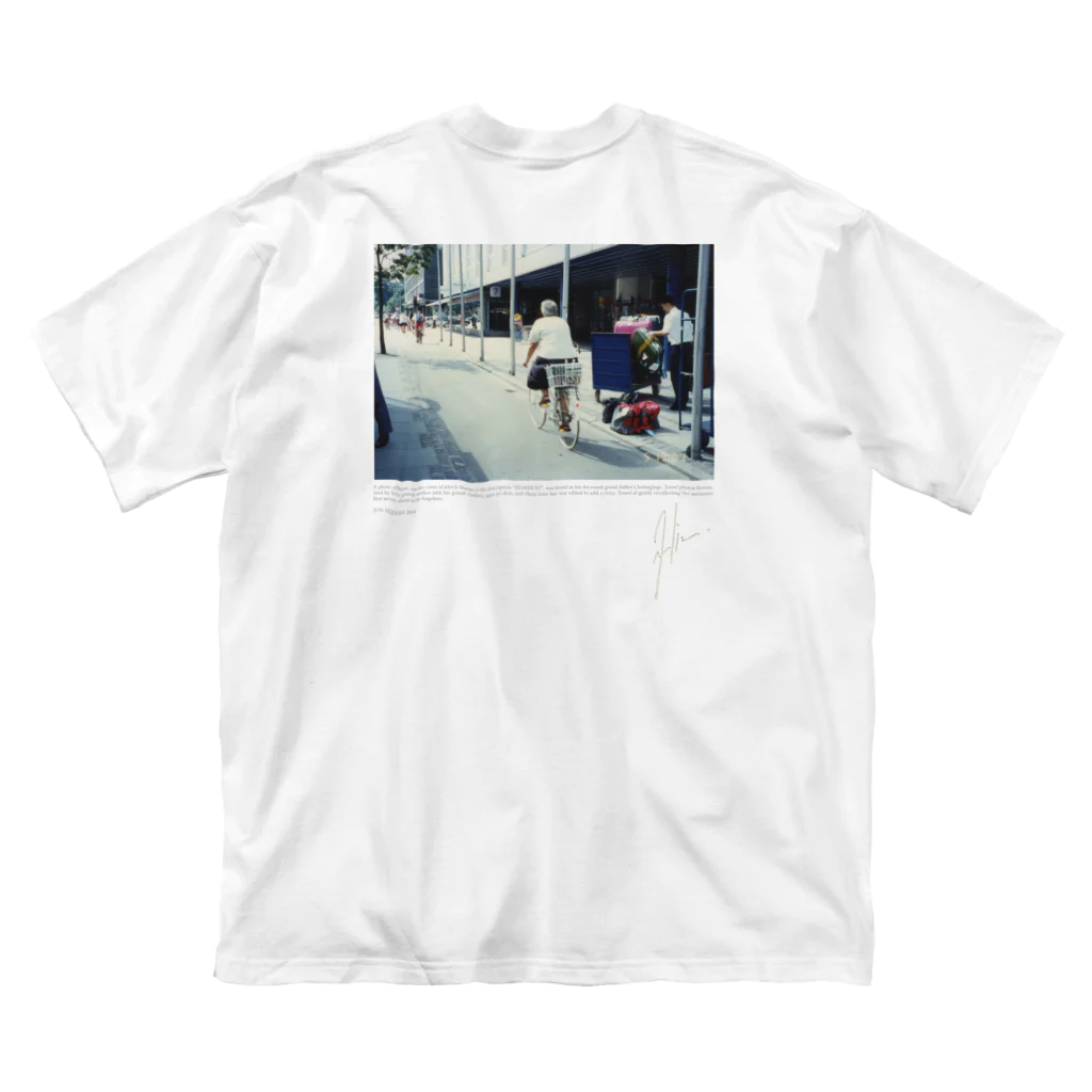 JUN IIZUKAの"STARDUST" BACK print T-shirts ビッグシルエットTシャツ