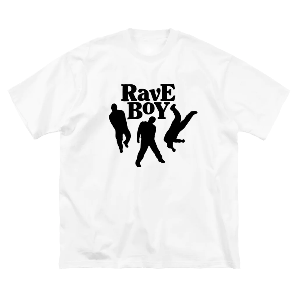 Mohican GraphicsのRave Boy Records ビッグシルエットTシャツ