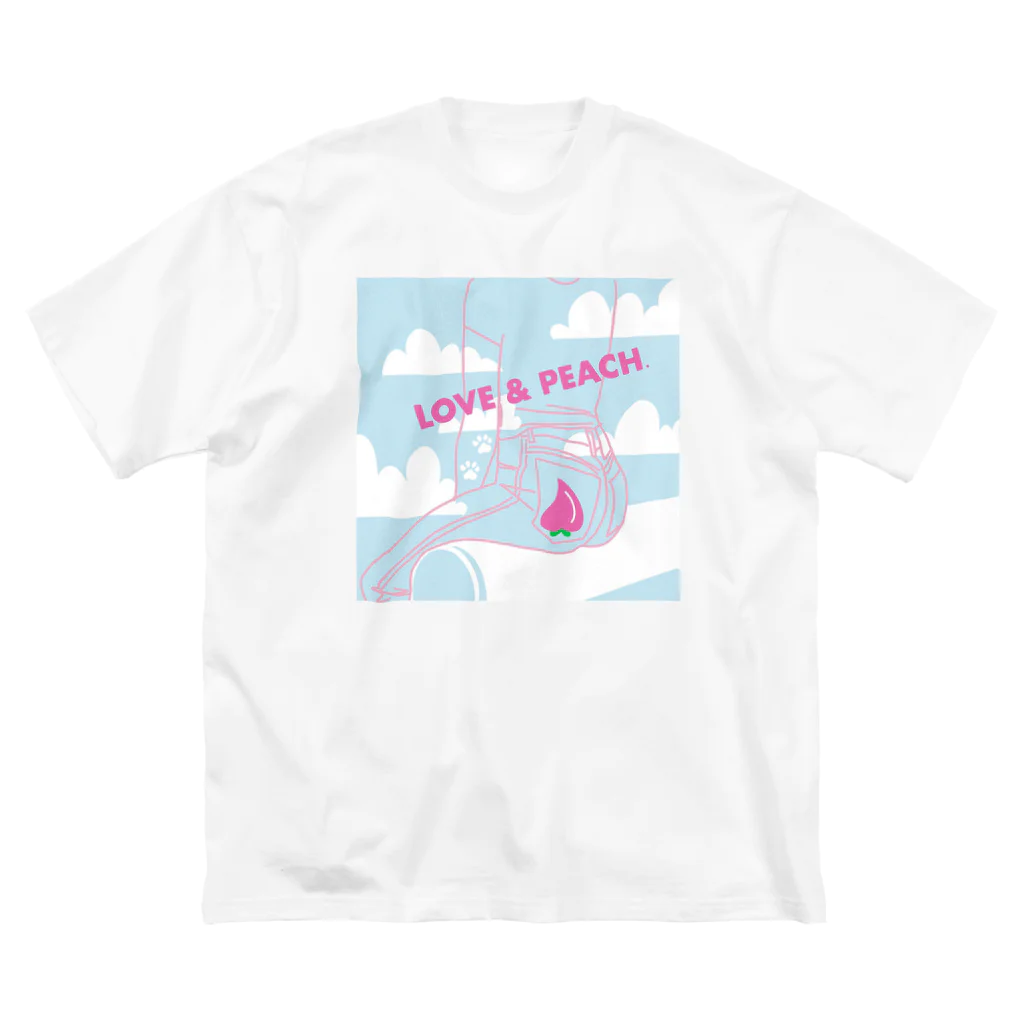 yanagibsooonのLOVE&PEACE ビッグシルエットTシャツ