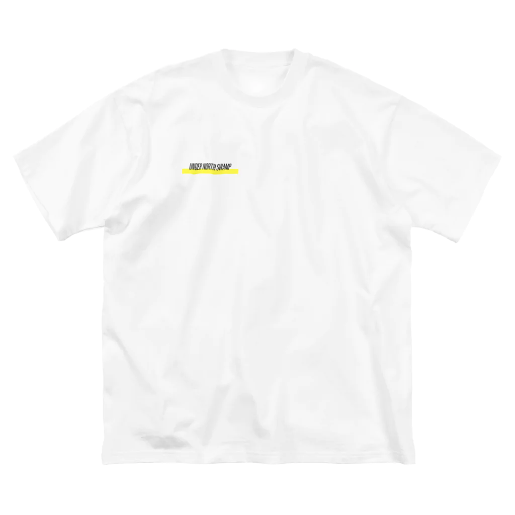 し"ょーし"のUNDER NORTH SWAMPオリジナルビッグシルエットTシャツ(ロゴブラック) Big T-Shirt