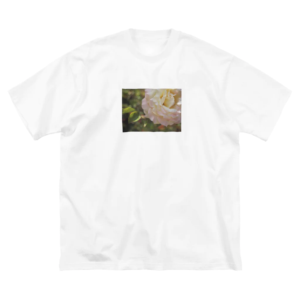 かもの夏薔薇 ビッグシルエットTシャツ